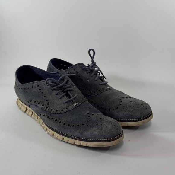 Cole Haan Dark Gray/Blue Oxfords main image 5